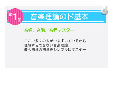 第１回音楽理論のド基本